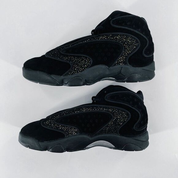 Air Jordan OG Metallic Gold Glitter Black Glistens Sneakers Womens 10 DO1850 007 - Picture 4 of 8